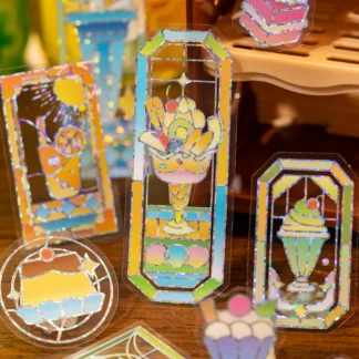 30 uds/1 lote de pegatinas Kawaii para álbum de recortes, suministros para álbum de recortes, planificador, adhesivo de papelería decorativo