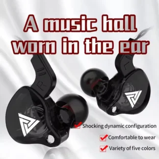 QKZ AK6 auriculares intrauditivos 6 unidad de controlador dinámico auriculares con micrófono estéreo deportes HIFI Subwoofer auriculares Monitor auriculares