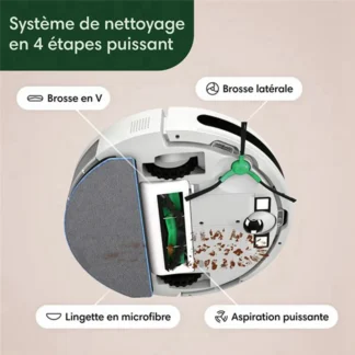 A76G-para Irobot Roomba Combo Essential, Roomba Vac piezas esenciales rodillo principal Cepillo Lateral filtro Hepa paño de mopa Accesorios