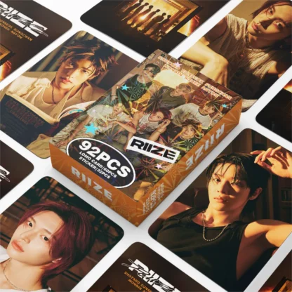 92 unids/set RIIZE Idol Boy nuevo álbum fama tarjetas Lomo SHOTARO EUNSEOK WONBIN SUNGCHAN HD Printd tarjetas fotográficas y pegatinas regalo para seguidores