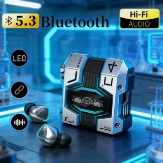 Auriculares inalámbricos M45 originales, intrauditivos, Bluetooth, Control táctil, cancelación de ruido, estéreo, resistentes al agua