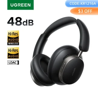 Studio Pro 48dB ANC auriculares inalámbricos sobre la oreja auriculares Bluetooth cancelación activa de ruido alta resolución LDAC 120h tiempo de reproducción