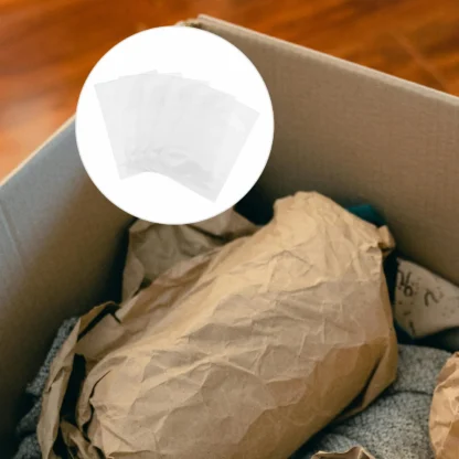 100 Sobres Transparentes Autoadhesivos para Listas de Empaque, Porta Etiquetas de Envío para Facturas y Documentos