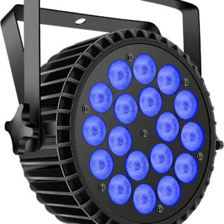 Par LED de aleación de aluminio 18x18W RGBWA + luces UV 6 en 1 iluminación LED DMX512 luz de discoteca equipo profesional de Dj de escenario envío rápido