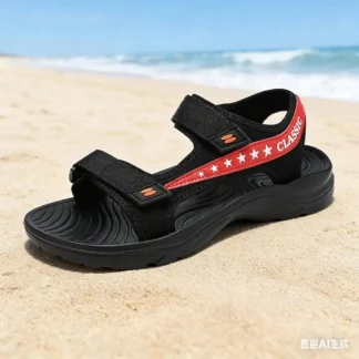 Sandalias de playa a la moda para hombre, zapatillas suaves y ligeras, zapatos informales antideslizantes, 2023