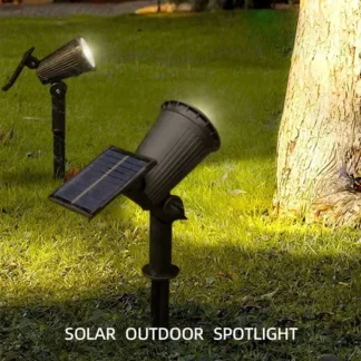 Foco Solar de 9 LED para exteriores, focos impermeables IP65, luces solares de jardín, iluminación de paisaje, decoración, camino, lámpara de césped