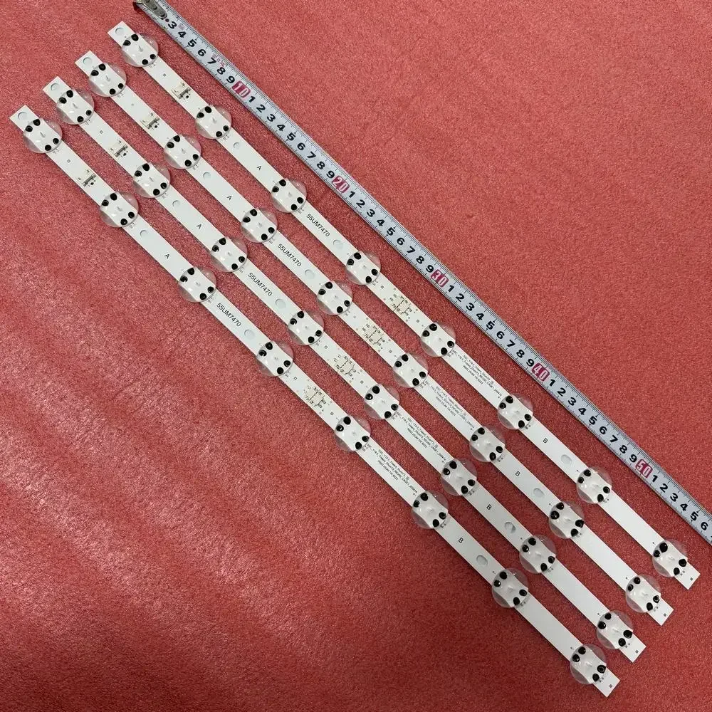 Tira de LED para TV 55UM7300AUE 55UM7660 55UM7450 55UM7400 55UM7300 55UM7650 55UM7470 55UM7520 55UM7650PSB 55UM7470PSA 55UM7520PSB