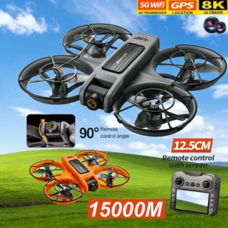 Dron 2026 NUEVO Original 8K WIFI GPS Profesional, Fotografía Aérea HD, Control Remoto, Aeronave con Cámara Dual HD, Quadcopter, Juguete UAV