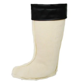 Botas de lluvia hasta la rodilla de gran tamaño para hombre con forro polar, funda de algodón y forro de calcetín de algodón cálido (tallas 46-52)