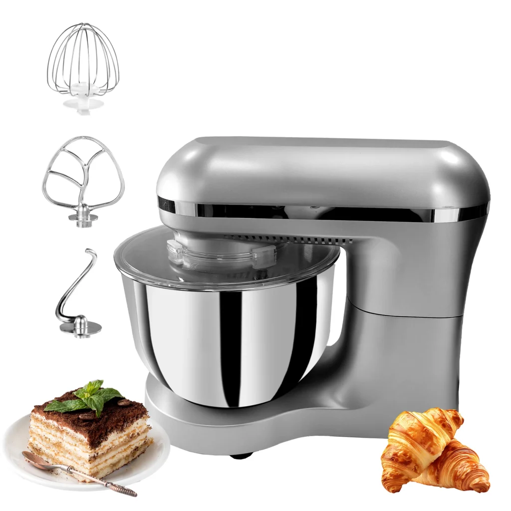 Batidoras de cocina Batidoras eléctricas para el hogar Licuadora potente, batidora de masa con cabezal inclinable con tazón para mezclar para la mayoría de cocinar caseros y hornear
