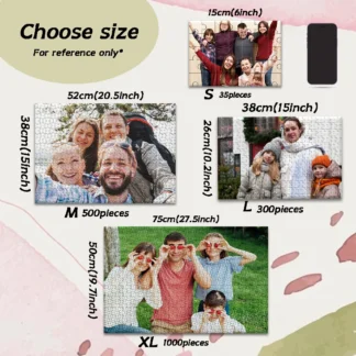 35/150/300/500/1000 Uds foto personalizada rompecabezas de descompresión personalizado rompecabezas mosaico personalizado DIY foto personalizada rompecabezas