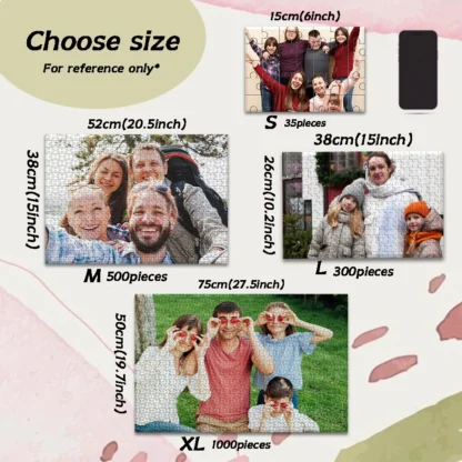 35/150/300/500/1000 Uds foto personalizada rompecabezas de descompresión personalizado rompecabezas mosaico personalizado DIY foto personalizada rompecabezas