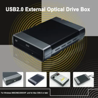Caja de disco duro USB3.0/2,0 a SATA, adaptador de EE. UU./UE, carcasa de unidad óptica de 5,25 pulgadas, compatible con DVD, grabación de 16 velocidades, funda de disco duro