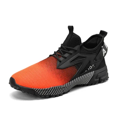 Zapatillas deportivas de malla plana para hombre, zapatos tejidos, talla 50-51, talla grande, deportivas, de ocio, productos de moda en oferta
