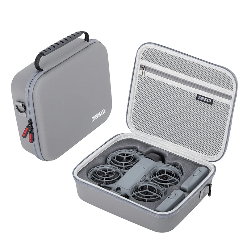 STARTRC Neo 2 Bolso de hombro portátil de PU para DJI Neo 2 Drone y accesorios de batería Estuche de transporte a prueba de golpes