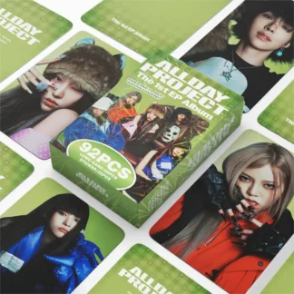 92 unids/set Idol ALLDAY proyecto nuevo álbum famoso Lomo tarjetas y pegatinas postal ANNIE BAILEY TARZZAN WOOCHAN YOUNGSEO regalos para seguidores