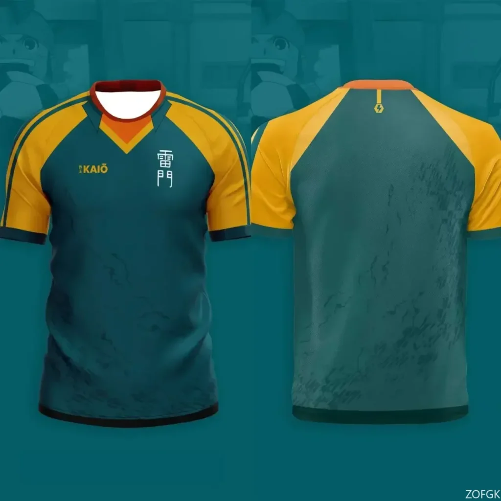 Caliente Japón fútbol Anime Jersey Inazuma Eleven Kaio niño ropa deportes Casual transpirable de secado rápido de gran tamaño entrenamiento diario