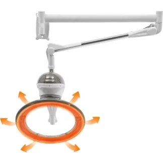 Secador de pelo 950W, anillo calefactor giratorio de 360 grados, montaje en pared, máquina de tratamiento de cabello giratorio orbital, máquina permanente de salón