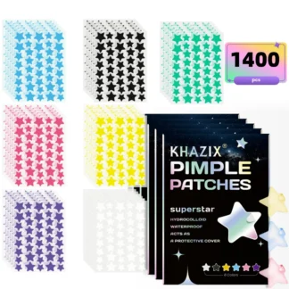 1400PCS Star Acne Patch, parche para el acné facial, parche corrector, parche para el acné, ultrafino y transpirable