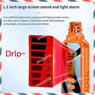 M20K 1 pieza Detector de Gas Natural portátil alarma sonido metano hexano con pantalla LCD 2 pilas AAA para el hogar A