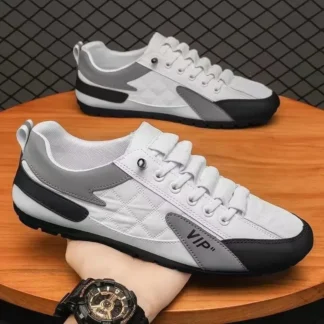 Nuevos zapatos informales para hombre, sección delgada de verano, medias zapatillas Baotou, zapatos de frijol de fondo plano salvaje a la moda, zapatillas de deporte para hombre