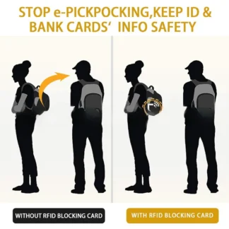 Tarjeta de bloqueo RFID, 5 uds., una tarjeta que protege toda la cartera, NFC, tarjeta de crédito de débito, Protector de pasaporte, bloqueador de tarjetas RFID