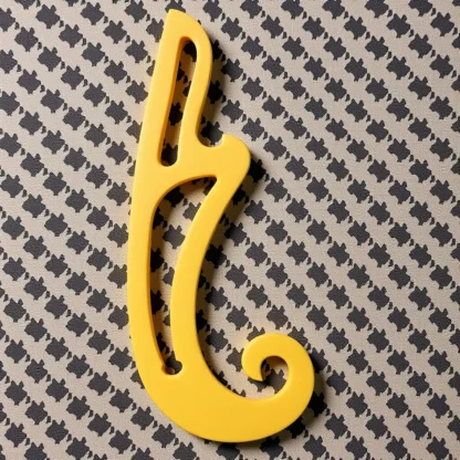 Regla curva de diseño, regla de plástico multifuncional para ropa, herramienta de corte de costura con borde liso, plantilla de dibujo