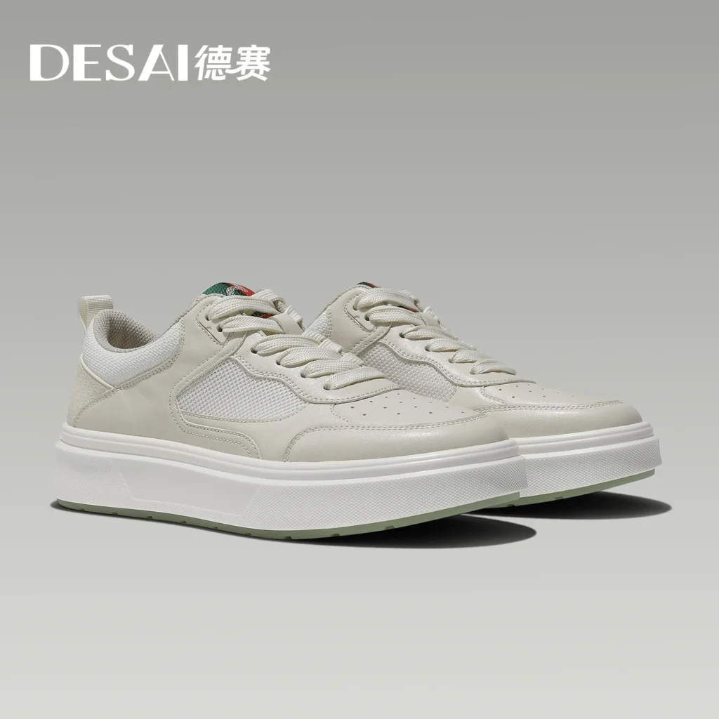 DESAI Zapatos informales transpirables para hombre versátiles para uso diario; zapatos ligeros para aumentar