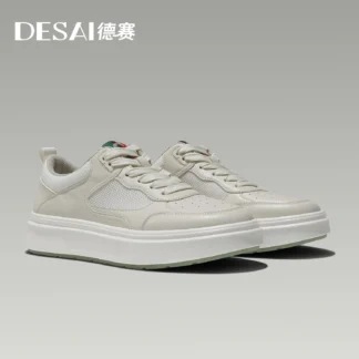 DESAI Zapatos informales transpirables para hombre versátiles para uso diario; zapatos ligeros para aumentar