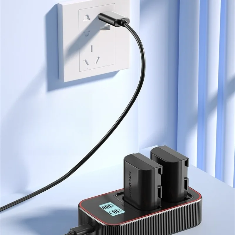 Batería de repuesto de 2200mAh para Canon LP-E6P Compatible con batería de cámara de alto rendimiento EOS R5 Mark II R5M2