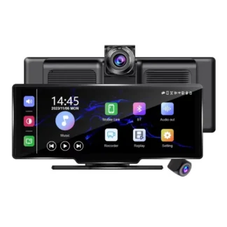 Pantalla portátil Universal para coche, pantalla Carplay inalámbrica de 10,26 pulgadas, reproductor Multimedia de alta calidad para grabadora de vídeo de coche, cámara DASH