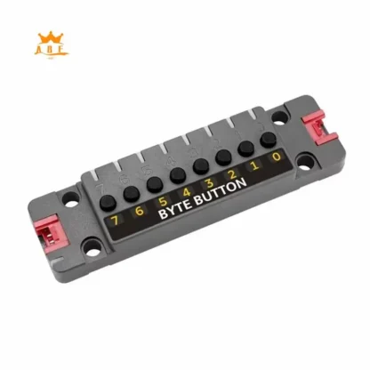 Unidad de botón A08E-Byte con interruptor táctil de 8 botones Unidad de entrada de interruptor táctil Luz RGB STM32 (STM32G031)