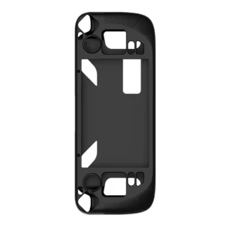 Protector de consola de silicona, cubierta protectora de carcasa suave antideslizante con soporte plegable, accesorios de repuesto para Steam Deck