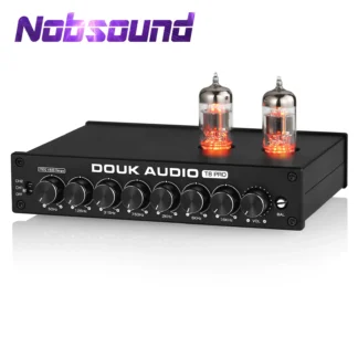 Nobsound-ecualizador EQ HiFi de 7 bandas, tubo de vacío, preamplificador RCA estéreo XLR equilibrado con Control de tono para altavoz de escritorio
