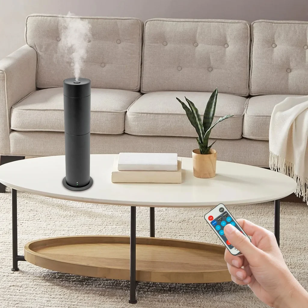 Difusor de aroma, máquina difusora de aromaterapia, difusor de aroma atomizador con control remoto, control Bluetooth, 120 ml/4,06 oz
