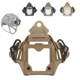 BOOIU-Adaptador de montaje para casco táctico, visión nocturna, aleación de aluminio, NVG, accesorios de soporte para casco rápido con cuerda de gancho
