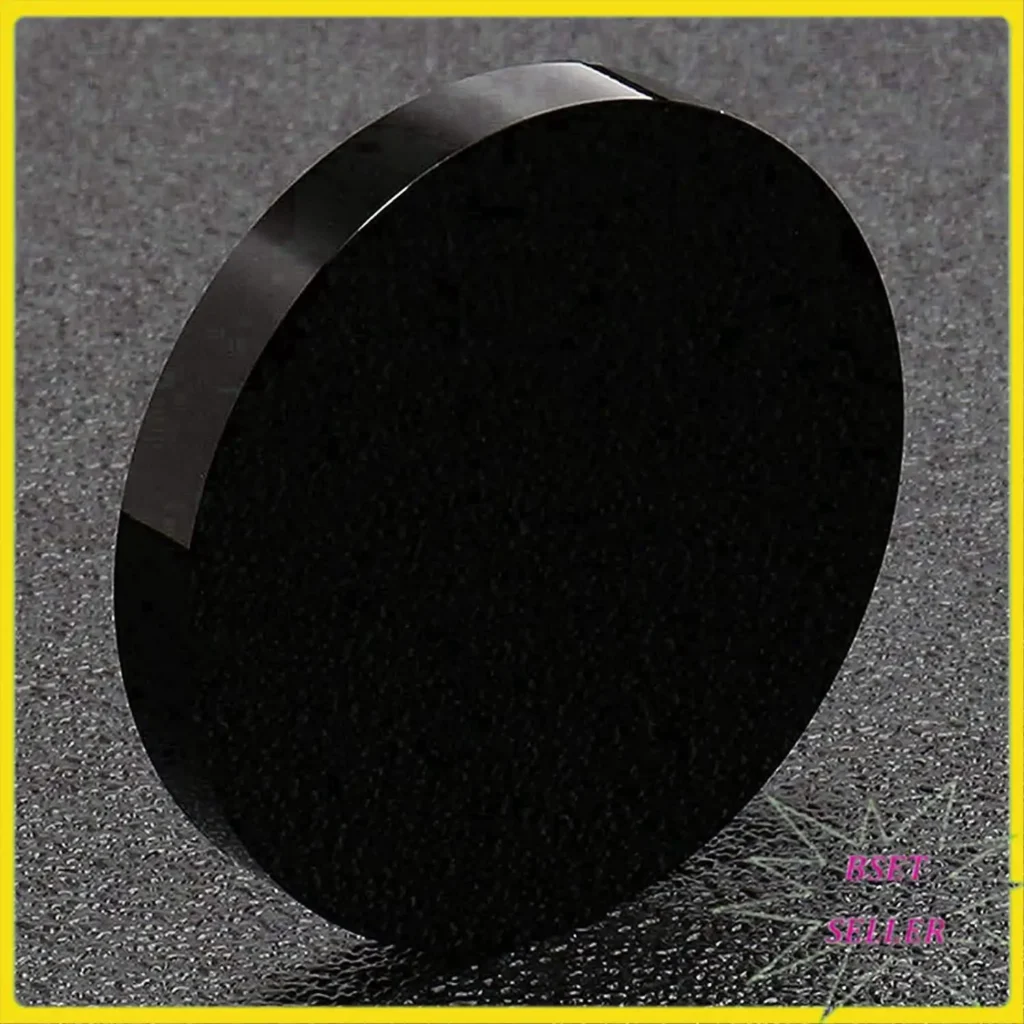 Obsidiana A010 con soporte Feng Shui, cristal Natural liso, decoración del hogar, Qi que reúne riqueza y justicia