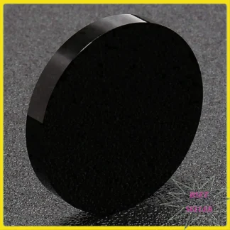 Obsidiana A010 con soporte Feng Shui, cristal Natural liso, decoración del hogar, Qi que reúne riqueza y justicia