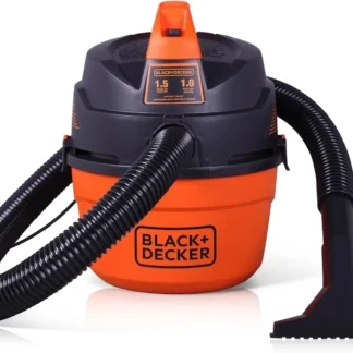 Aspiradora Compacta para Húmedo y Seco, Aspiradora de Pared de 1 Galón con Accesorios para Limpieza de Garaje, Hogar y Mascotas