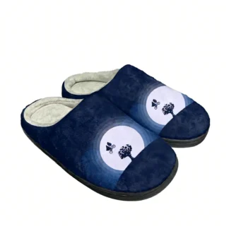 ET Zapatillas personalizadas de algodón a la moda Extra Terrestre para hombre, mujer, adolescente, zapatos informales de felpa para mantener el calor, zapatilla térmica cómoda