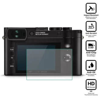 Película protectora HD de vidrio templado duro para cámara Leica Q2 Q3, cubierta protectora de pantalla LCD, accesorios de protección