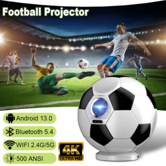 Nuevo proyector de fútbol K7 1920*1080P 4K vídeo Audio WiFi Android13 BT 5,4 proyectores de cine en casa proyectores de detección de películas