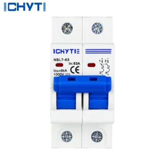 10 Uds tipo económico 2P DC Mini disyuntor 600V 1000V MCB disyuntor de aire 10A 16A 20A 25A 32A 40A 50A 63A