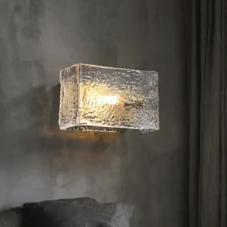 Luz LED ondulada de agua, lámpara de pared para cabecera de dormitorio de lujo, decoración para sala de estar de cobre, apliques de pasillo de Hotel