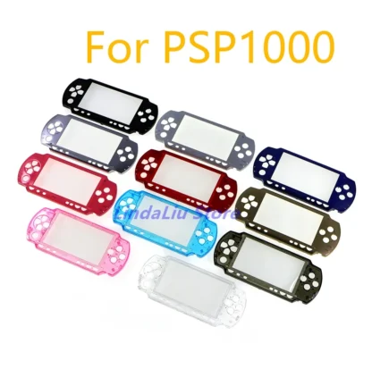 10 Uds carcasa frontal funda carcasa reemplazo para consola de juegos PSP 1000 1001