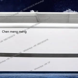 Congelador comercial Hirajima de gran capacidad, refrigerador horizontal de congelación rápida, gabinete de mantenimiento fresco, supermercado