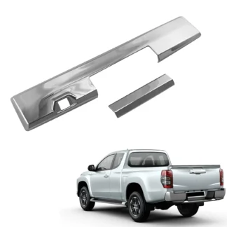 Embellecedor de cubierta de cuenco para manija de puerta de maletero trasero ABS cromado de coche para Mitsubishi Triton L200 2019 2020 2021-L49A
