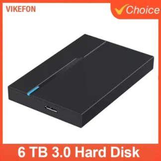 Caja de disco duro externo Plug & Play de 2,5 ", caja de disco duro USB 3,0 de 6 TB, compatible con disco duro SATA SSD HDD de 7mm y 9,5mm para ordenador portátil y PC