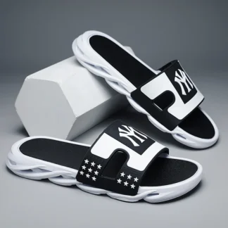 Sandalias de verano, zapatillas para hombre, chanclas antideslizantes de moda para playa y exteriores, ropa deportiva de calle de marca, zapatos informales, tendencia Ciabatte Uomo