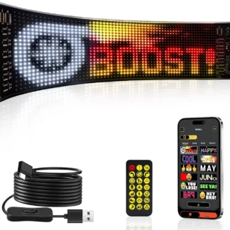 Panel de píxeles de matriz LED USB 5V Flexible direccionable patrón RGB Graffiti desplazamiento texto animación pantalla tienda de coches aplicación Bluetooth